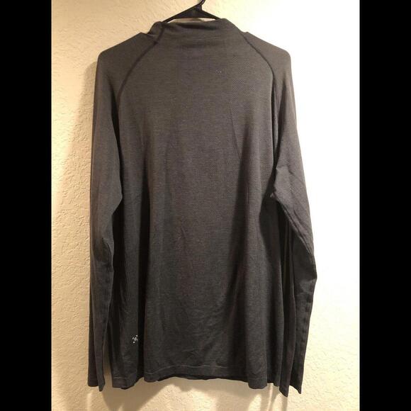 Lululemon Mens L Metal Vent Tech1/2 Zip Lightweight Longsleeve Pullover Top Gray - Picture 3 of 4